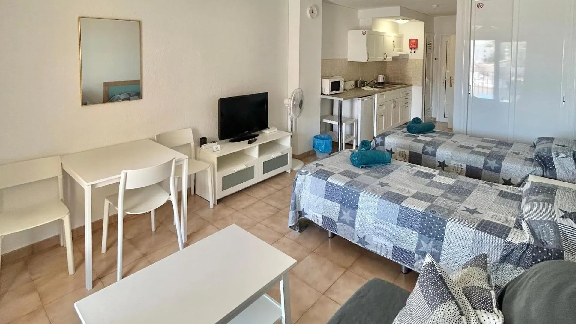Pool And Sea View Studio In Castle Harbour C010 Los Cristianos  Spain